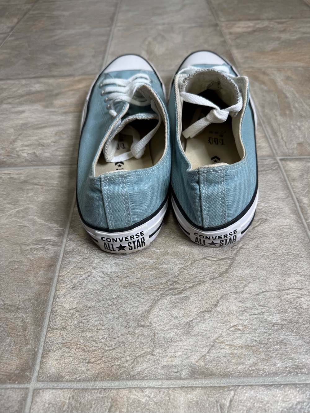 Converse Chuck Taylor All Stars Ox Blue Mens Shoe Size 11.5 Blu 169157F Preowned - Picture 3 of 8